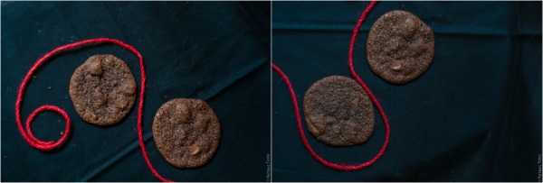 Chocolate cookies Collage